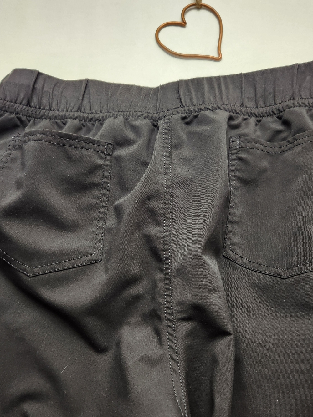 ⭐️Scrubstar BLACK Jogger Scrub Pants Size Large Performance Stretch Cargo Pocket - Picture 10 of 13